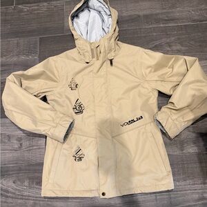 SOLD-Volcom Snowboarding Beige Jacket